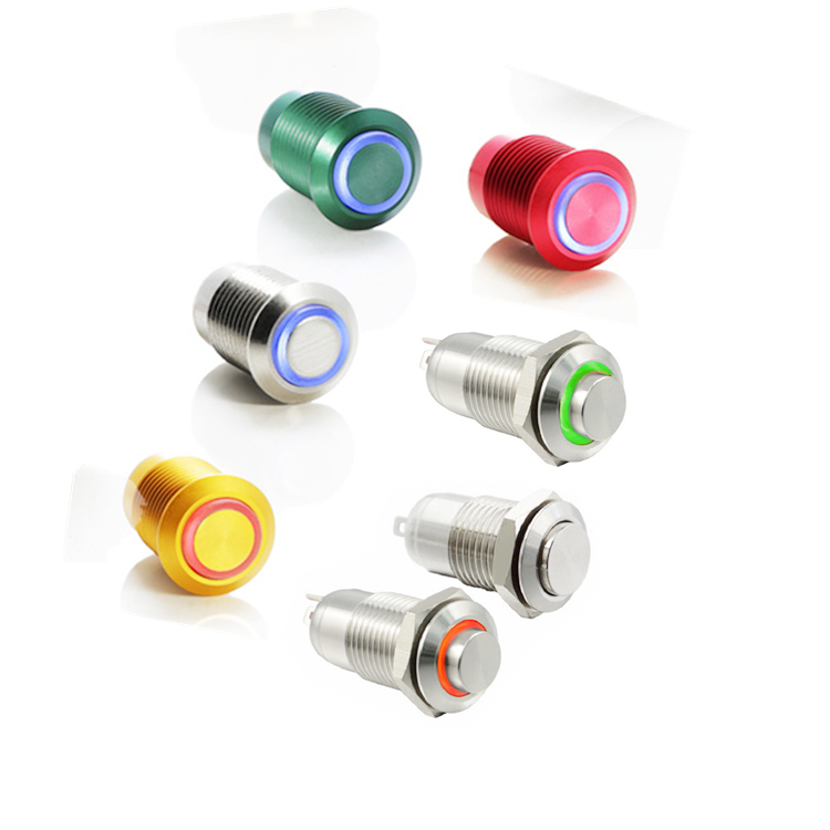 PBM-12復位金屬按鈕