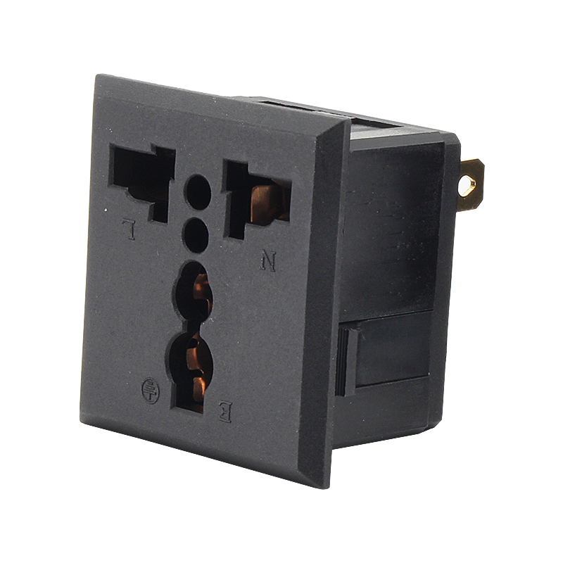 多功能三孔電源插座